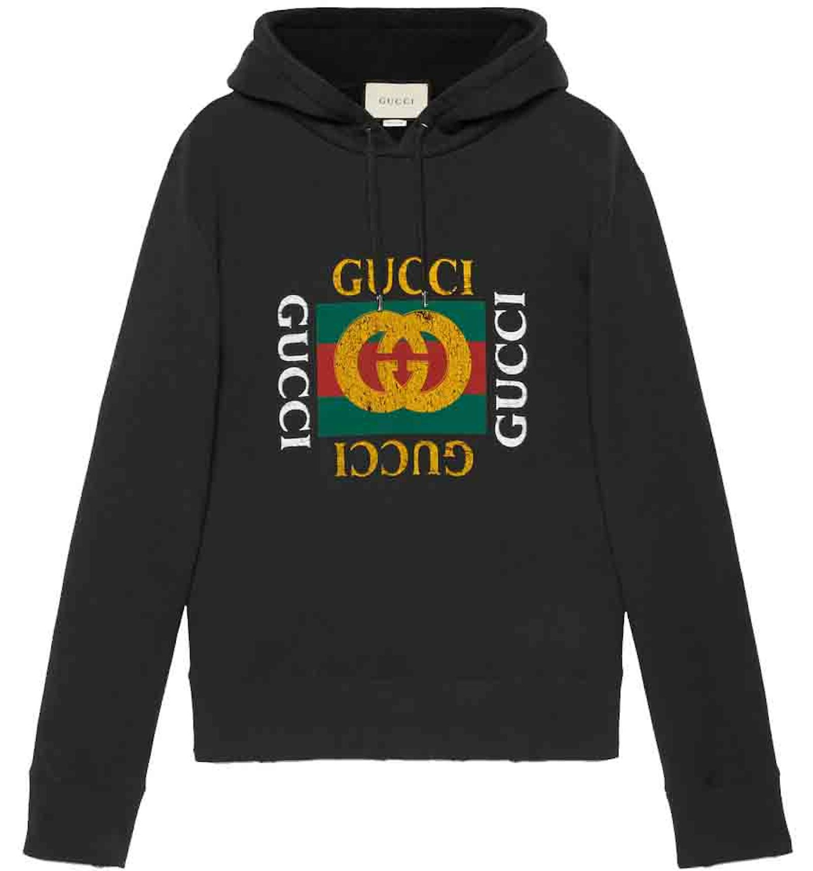 Black and gold gucci sweatshirt Clearance