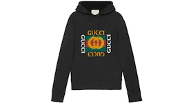 Gucci Oversize Sweatshirt with Gucci Logo Black