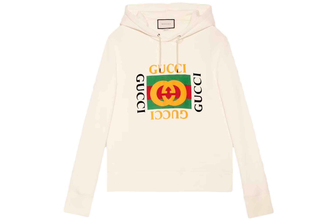 Pre-owned Gucci Oversize Sweatshirt With  Logo White