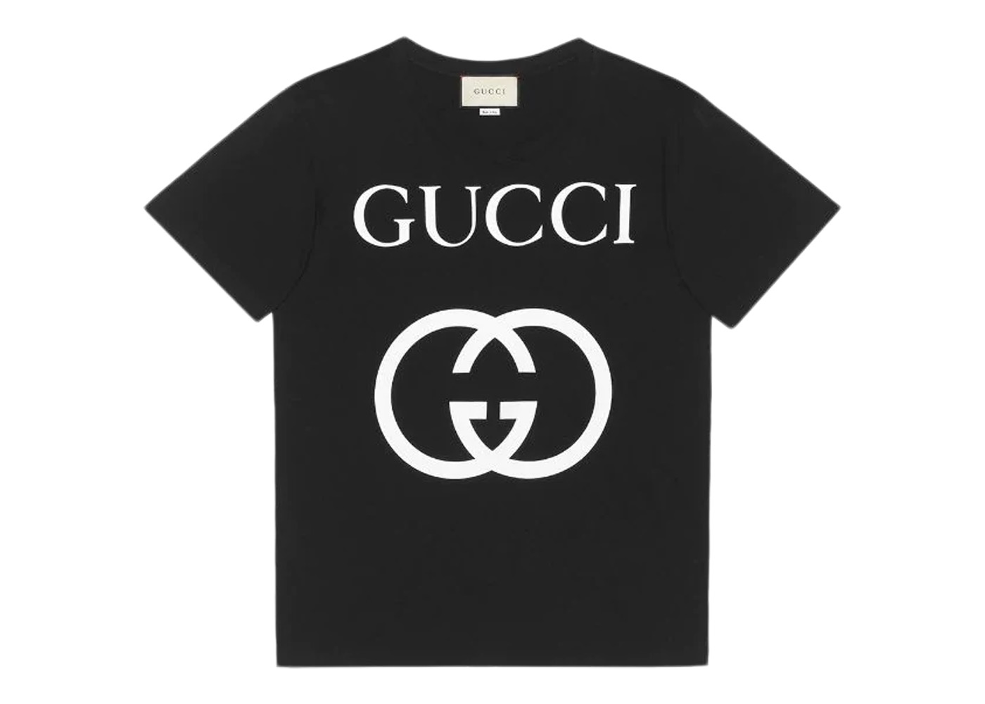 Gucci Oversize with Interlocking G T shirt Black White Men s US