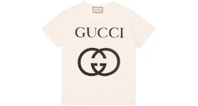 Gucci Oversize with Interlocking G T-shirt White/Black