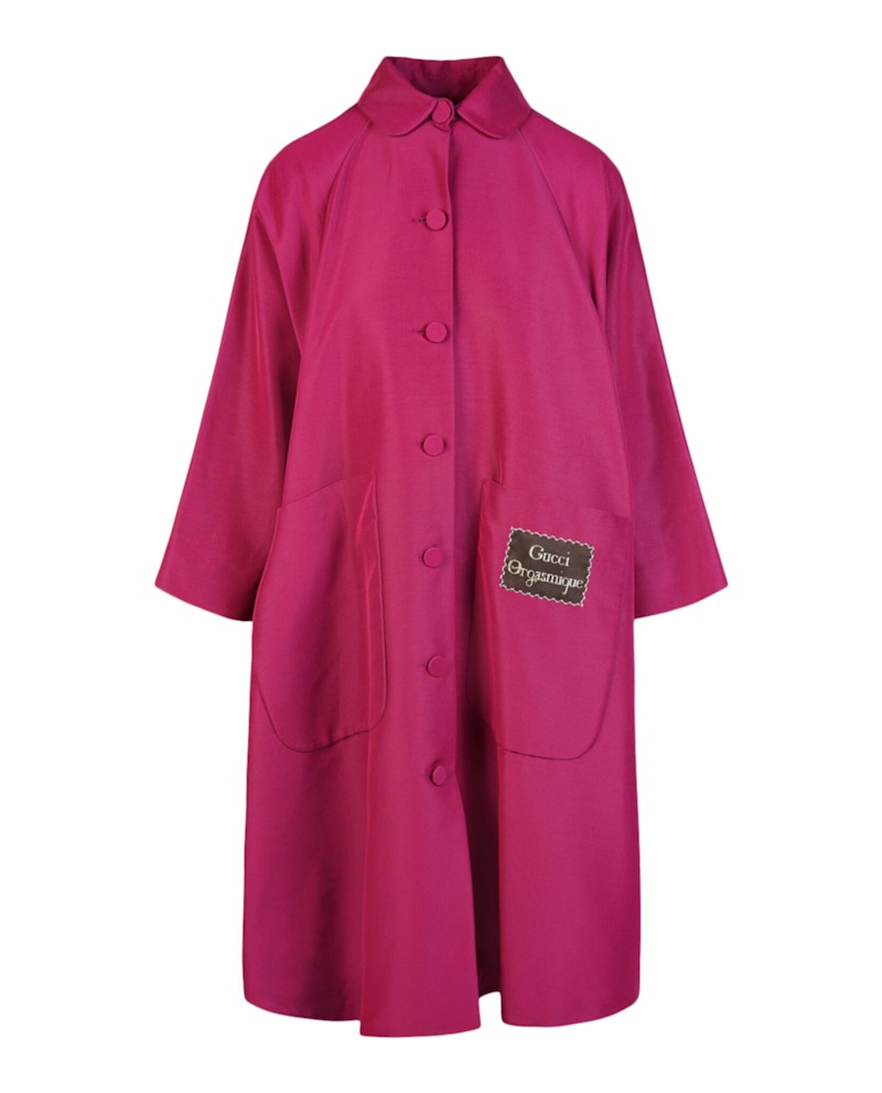 Gucci Oversized Overcoat Pink Multi