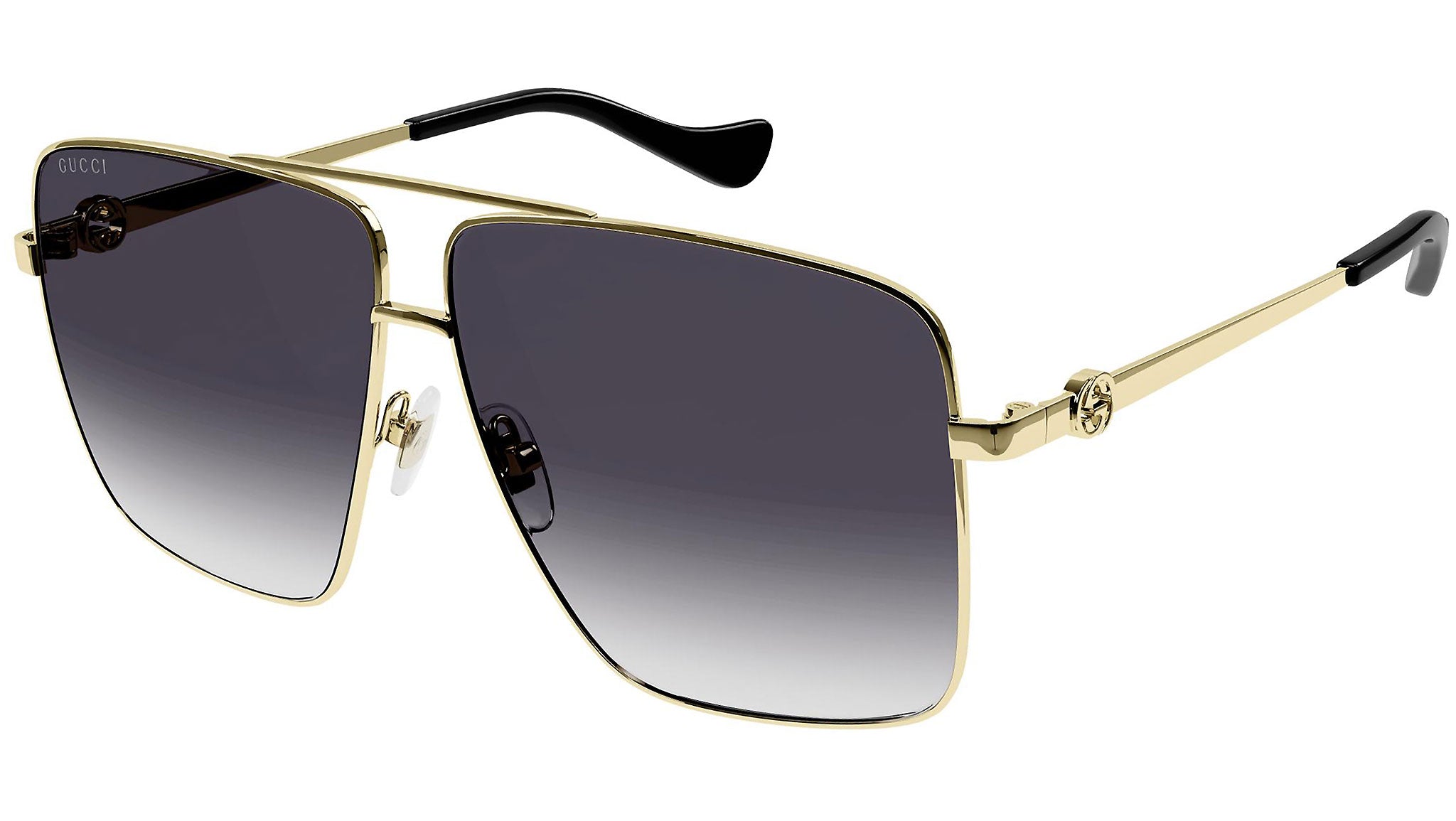 Gucci Oversized Sunglasses Gold (GG1300S-001-55)
