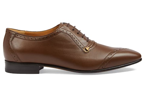 Gucci Oxford Lace Up Shoes Brown Men's - 745831 AACAI 2361 - US Gucci Oxford Lace Up Shoes Brown Men's - 745831 AACAI 2361 - US