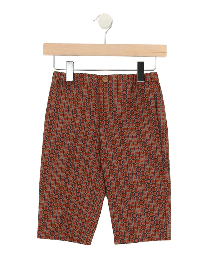Gucci Gemusterte Hose Braun