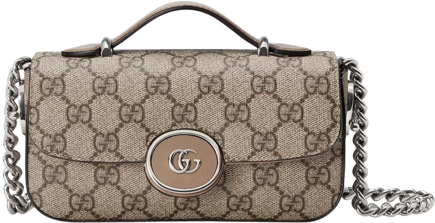 Gucci Mini Leather Petite GG Shoulder Bag | Harrods KW