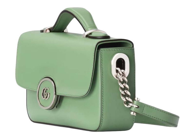 Gucci Petite GG Mini Shoulder Bag Light Green