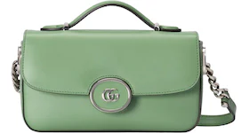 Gucci Petite GG Mini Shoulder Bag Light Green