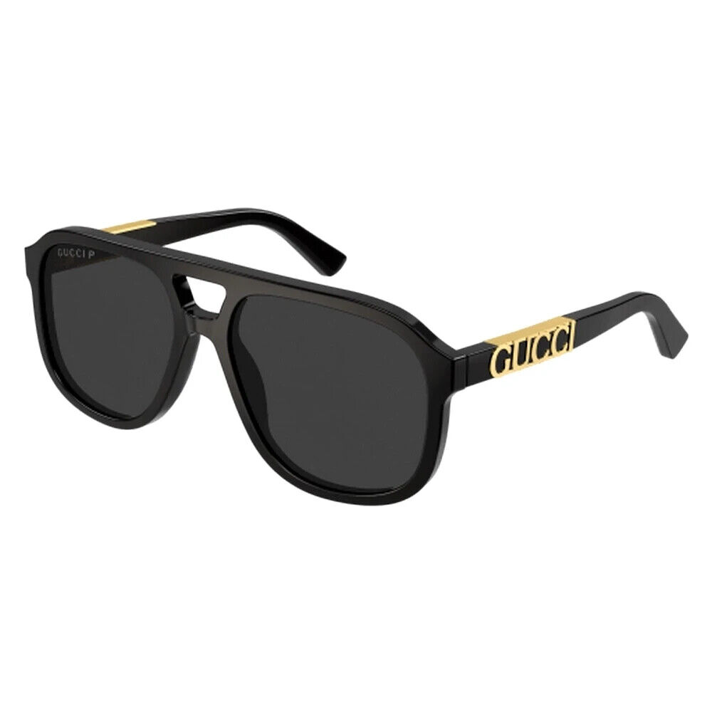 Gucci Pilot Sunglasses Black GG1188S 001 58