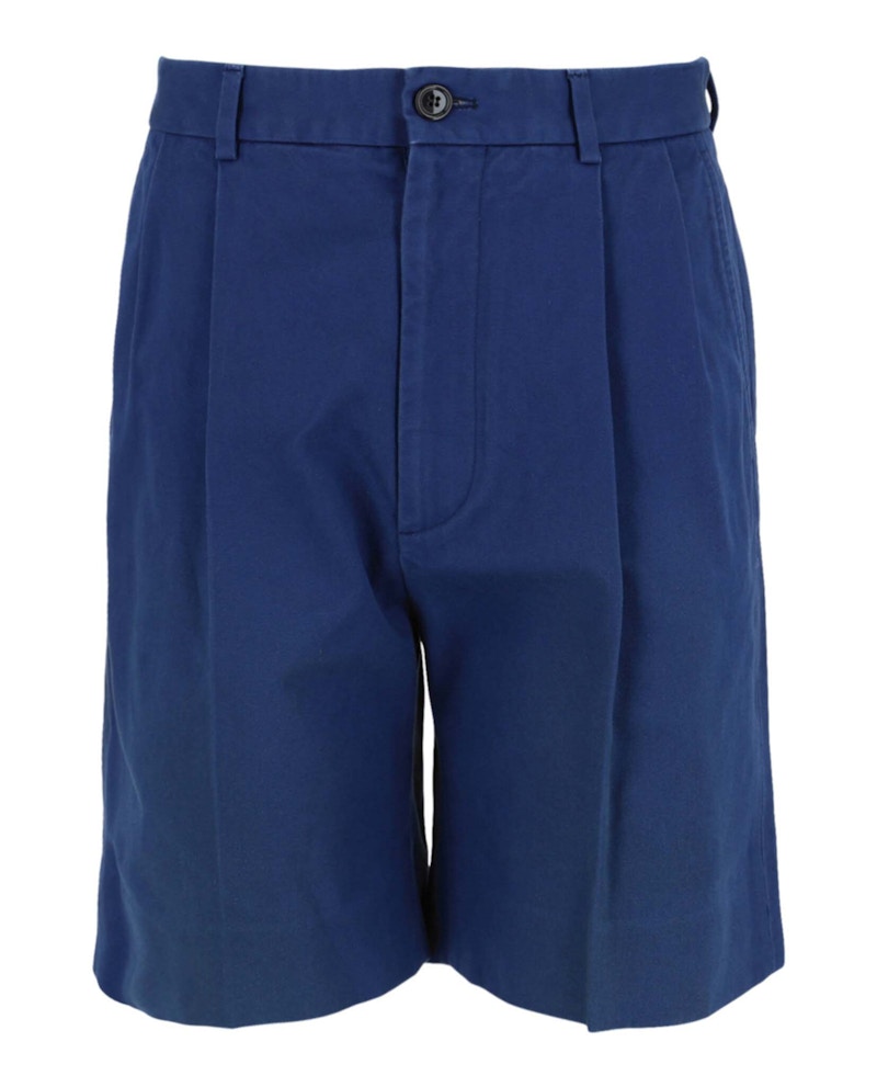 Gucci Shorts mit Ananas-Stickerei, Blau