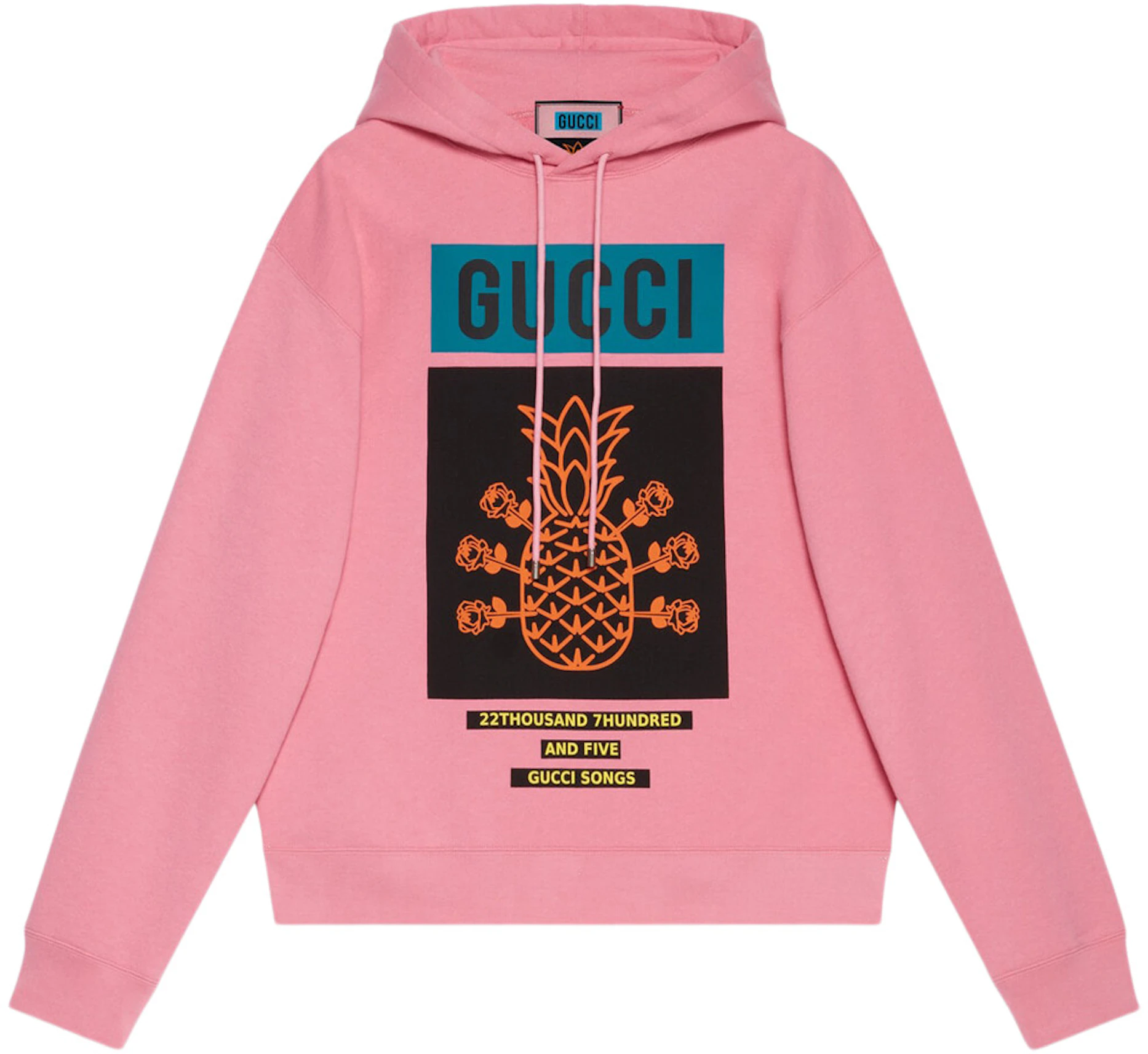 Gucci Pineapple Pullover Hoodie Light Pink/Multi - SS22 - US