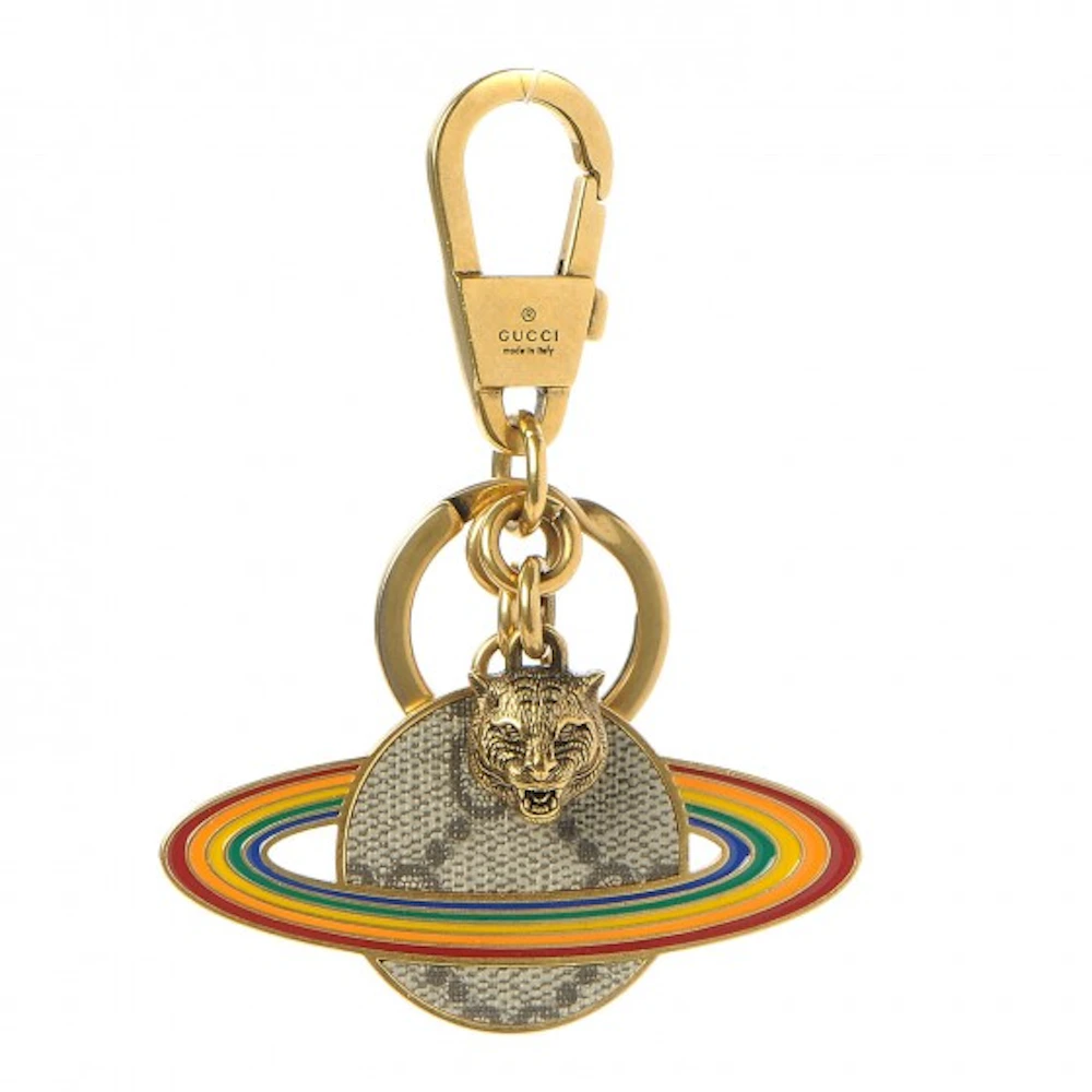 Gucci Monogram Wallet Keychain - Black Keychains, Accessories