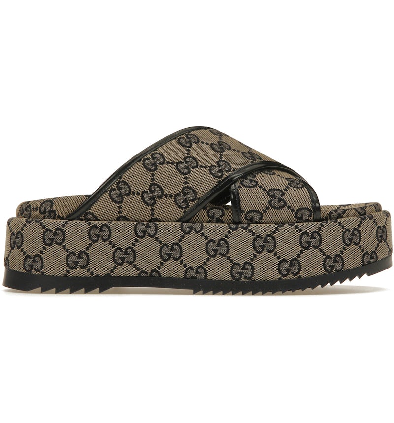 Canvas Slide Gucci Slides Big Kids Gucci Kids Sandals For Boys