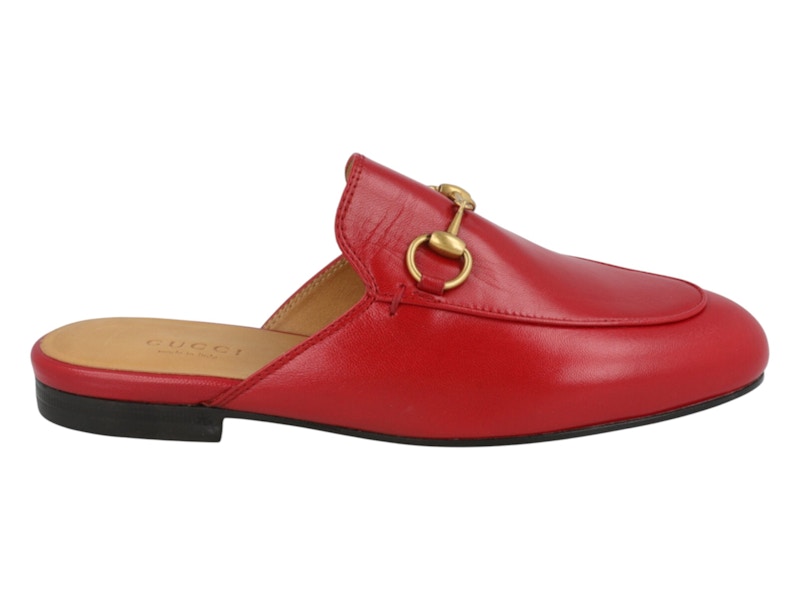 ⭐︎ Cherie⭐︎ Gucci Princetown Mule Hibiscus Red (Women's) - 423513-C9D00