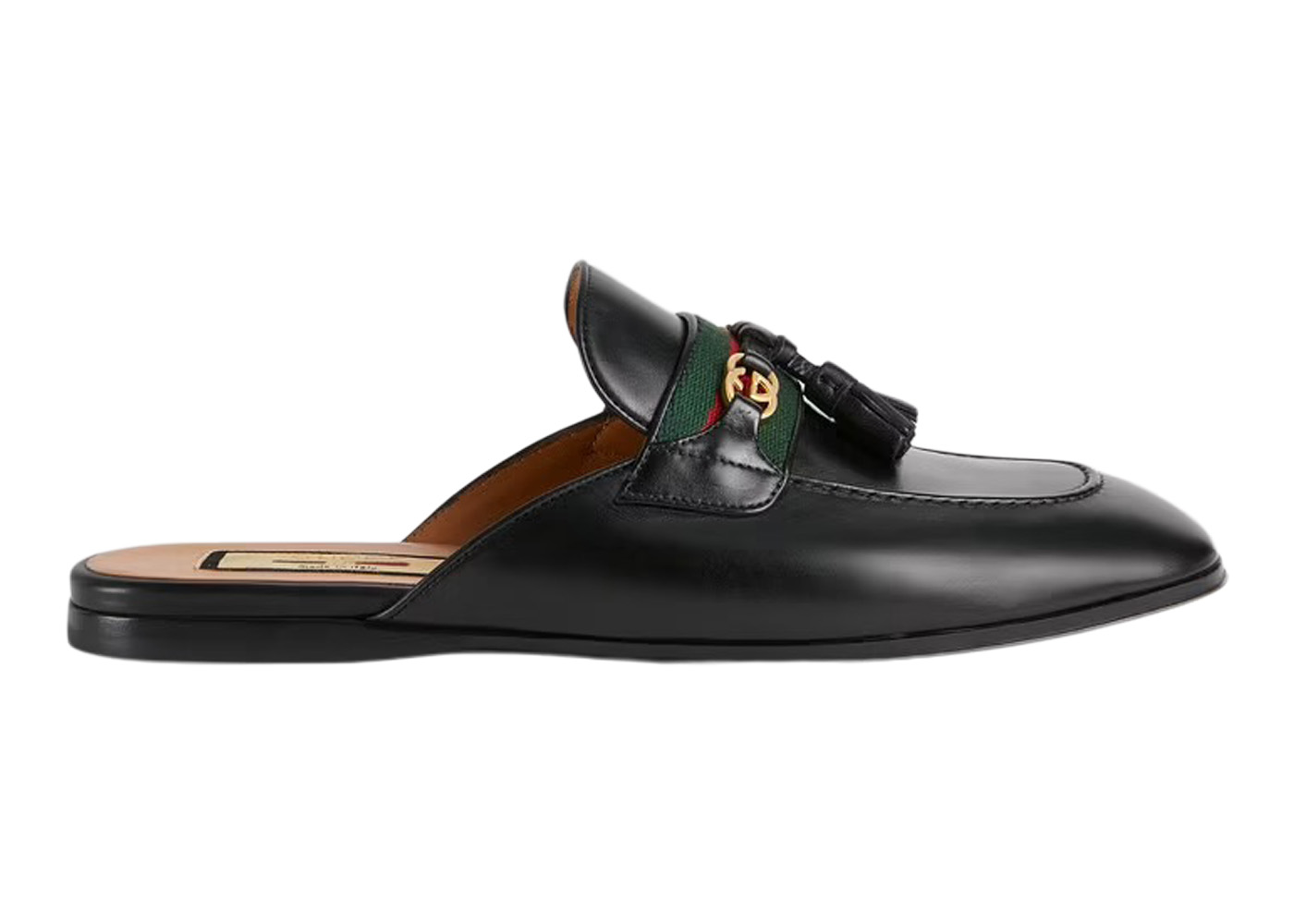 Gucci leather online slipper