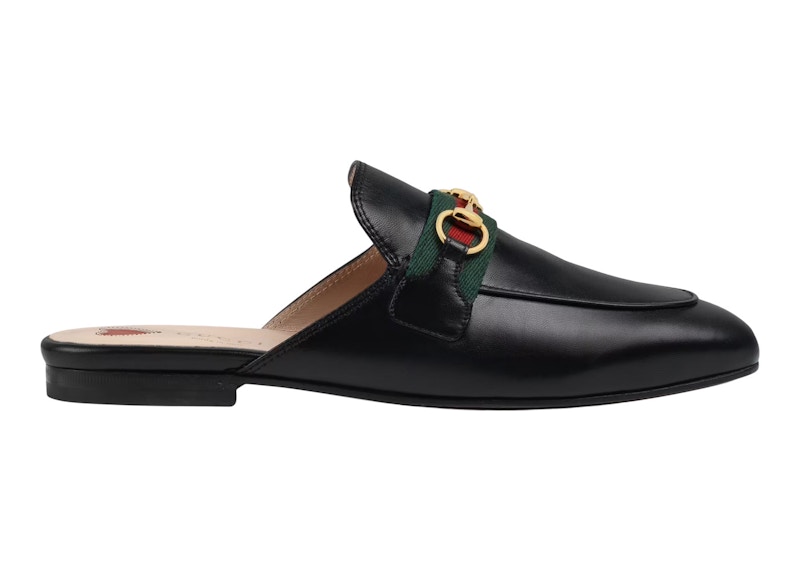 Gucci black cheap princetown slippers