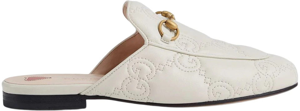 Gucci Princetown Slipper White Embossed Leather - _699901 BKO60 9124 - US