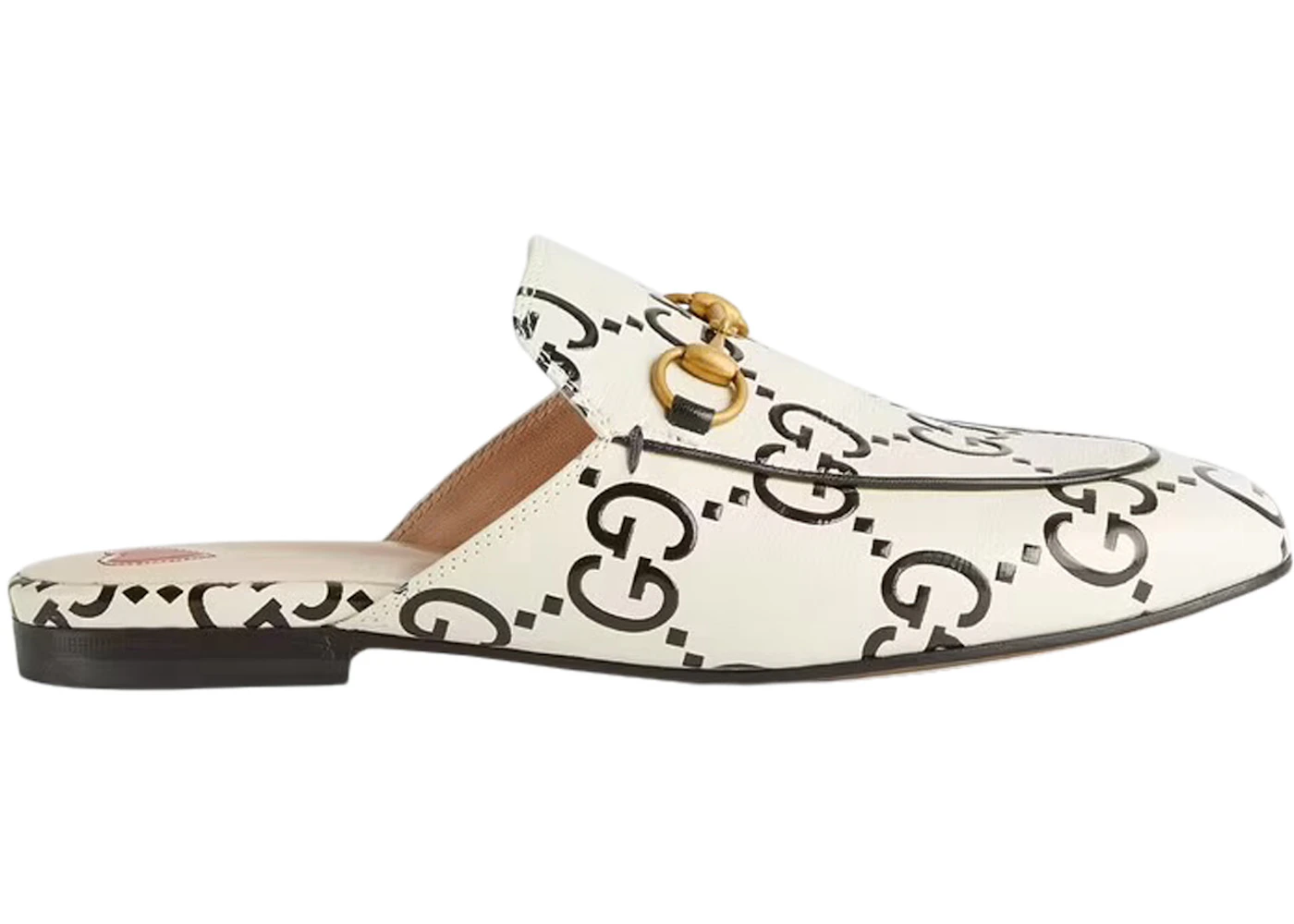 Gucci Princetown Slipper White GG Debossed Leather - 557730 UGM30 9180 - US