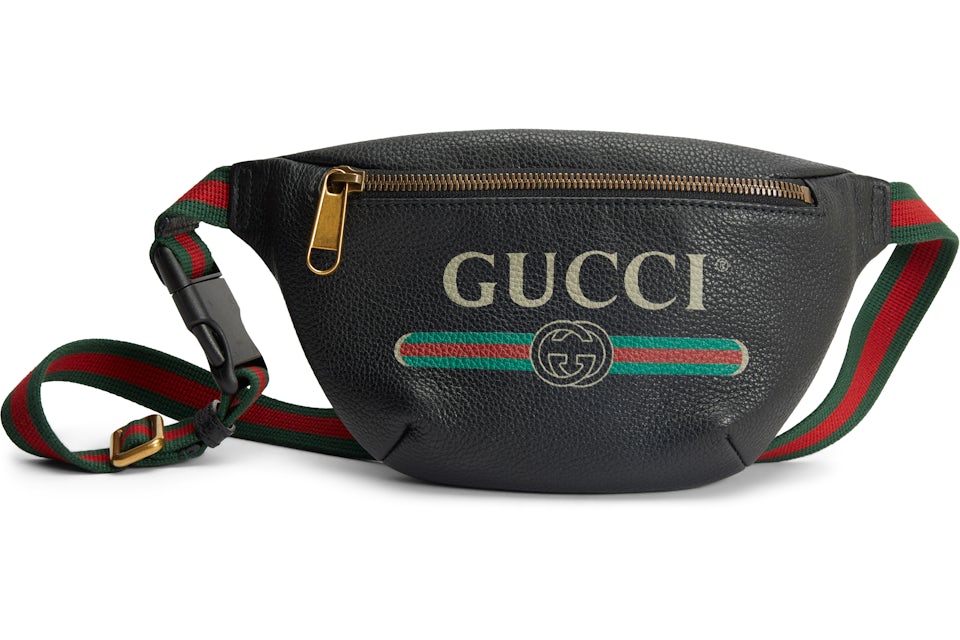 Gucci print leather belt bag size Clearance