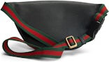 NTWRK - Gucci Print Belt Bag Vintage Logo Small Black