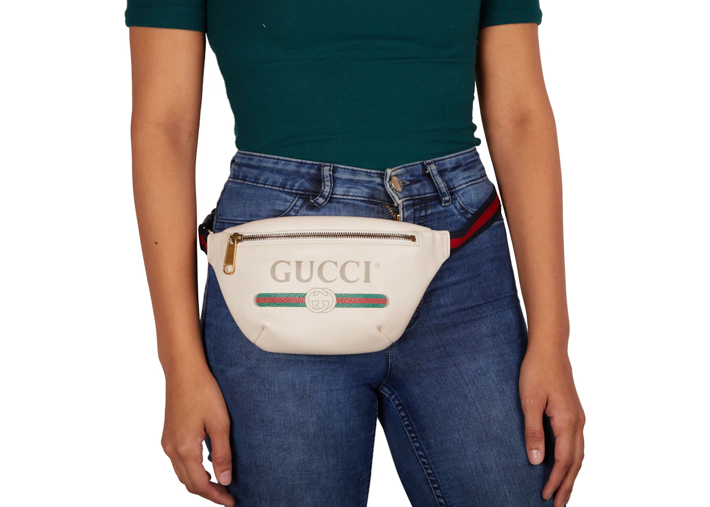 Gucci print small belt bag white Clearance