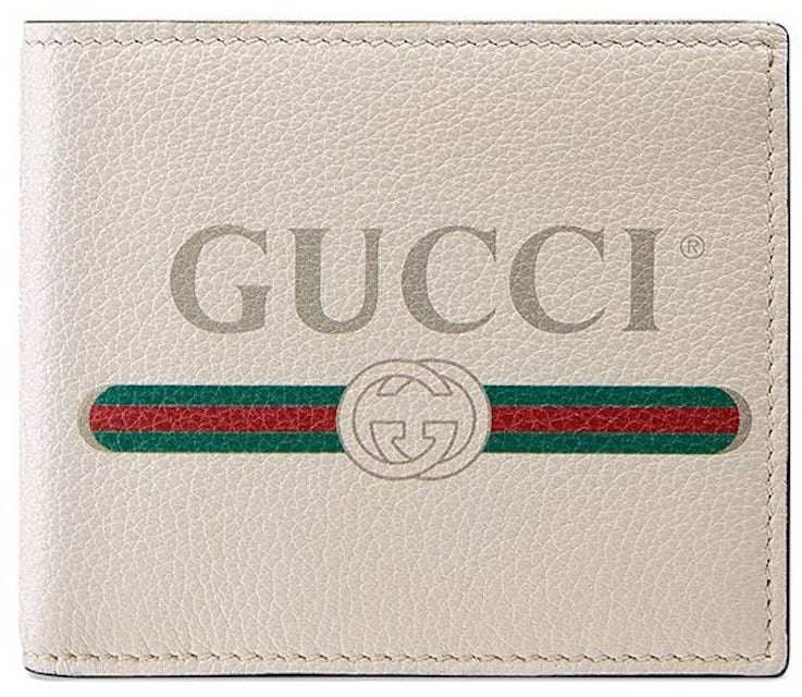 Gucci Kingsnake Print GG Supreme Card Case in White for Men