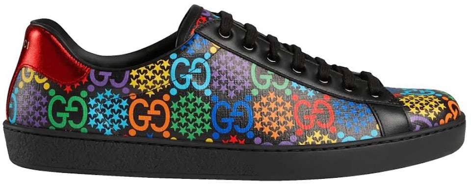 Gucci Ace GG Supreme Low-top Sneakers - Black - Low-top Sneakers