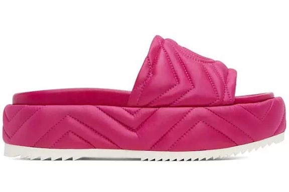 Gucci Sandale matelassée Angelina Platform 55 mm Lovely Rose (femme)