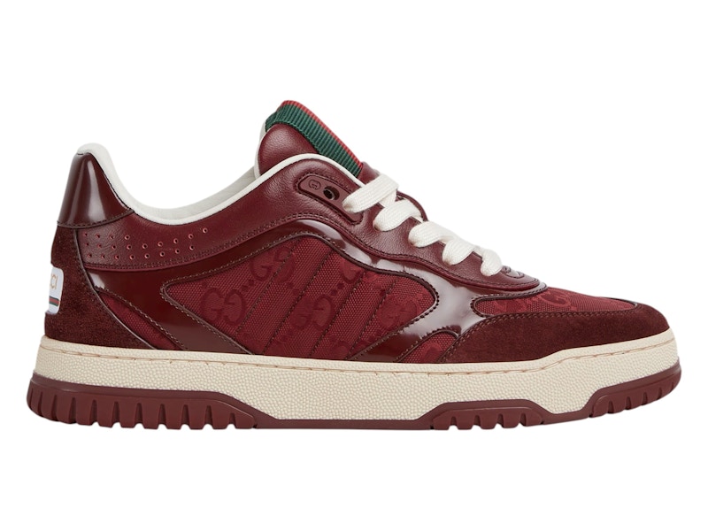 Pre-owned Gucci Reweb  (women's) Sneakers In Rosso Ancora Red