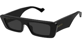 Gucci Rectangle Sunglasses Black (GG1331S-002-54)