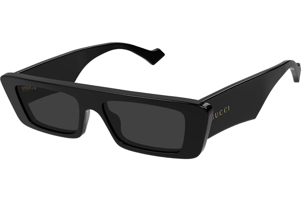 Pre-owned Gucci Rectangle Sunglasses Black (gg1331s-002-54)