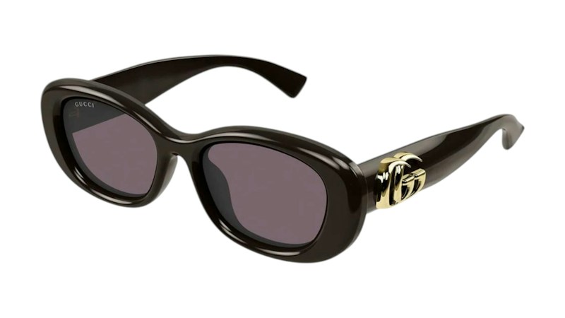 Gucci Rectangular Frame Sunglasses Groen