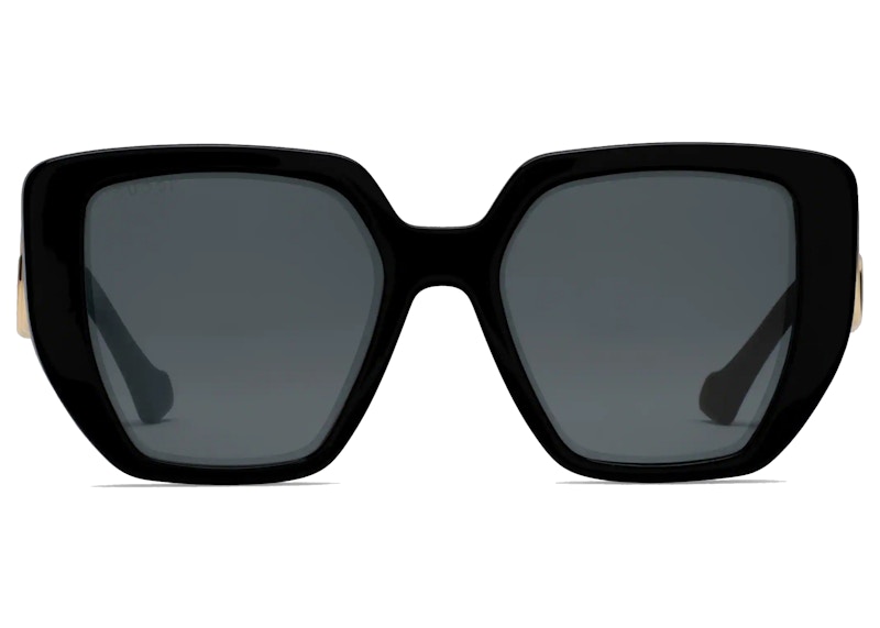 Gucci Eyewear logo-plaque square-frame Sunglasses - Farfetch