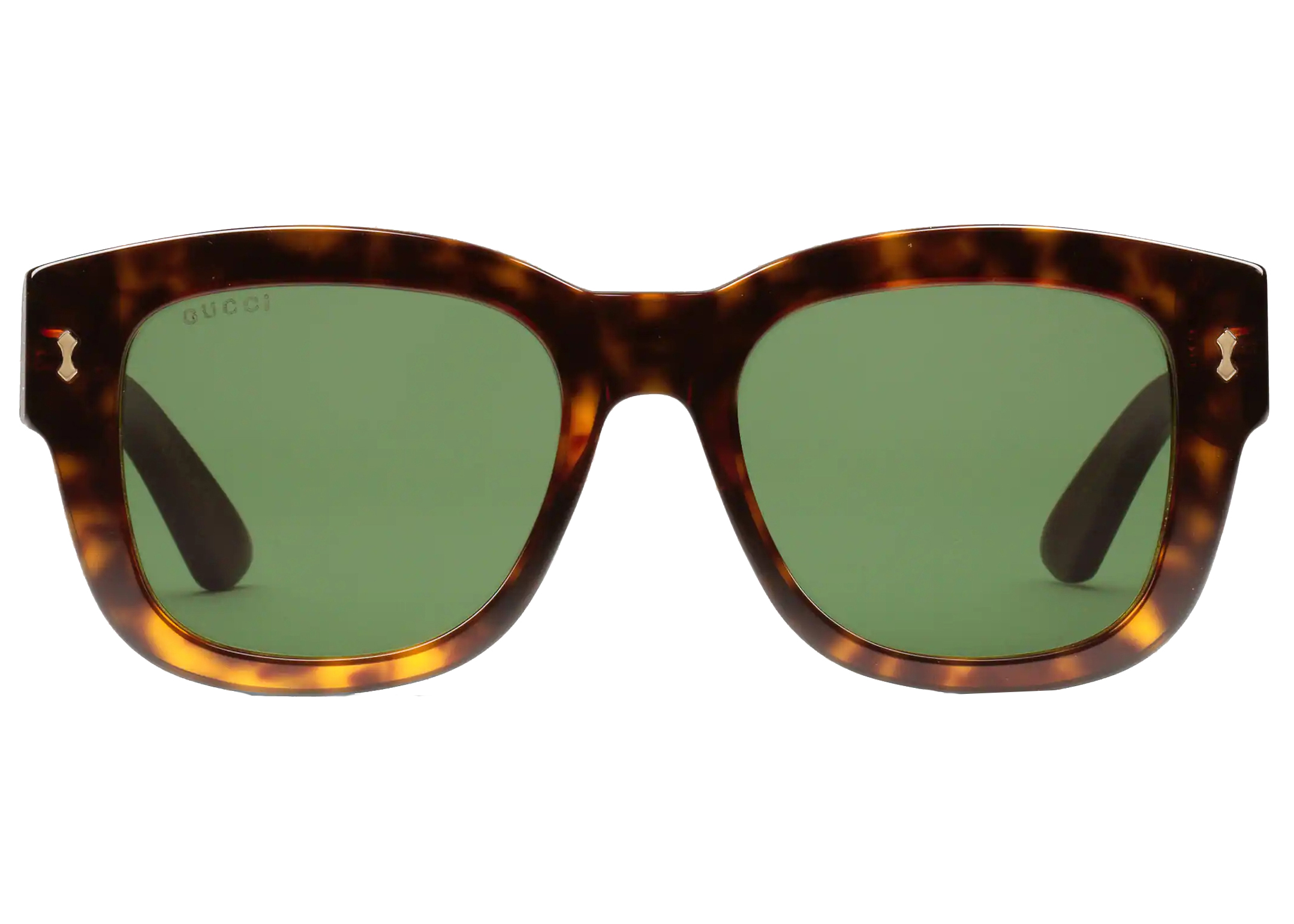 Gucci Rectangular Frame Sunglasses Black/Light Brown (691381 J0740 1070)