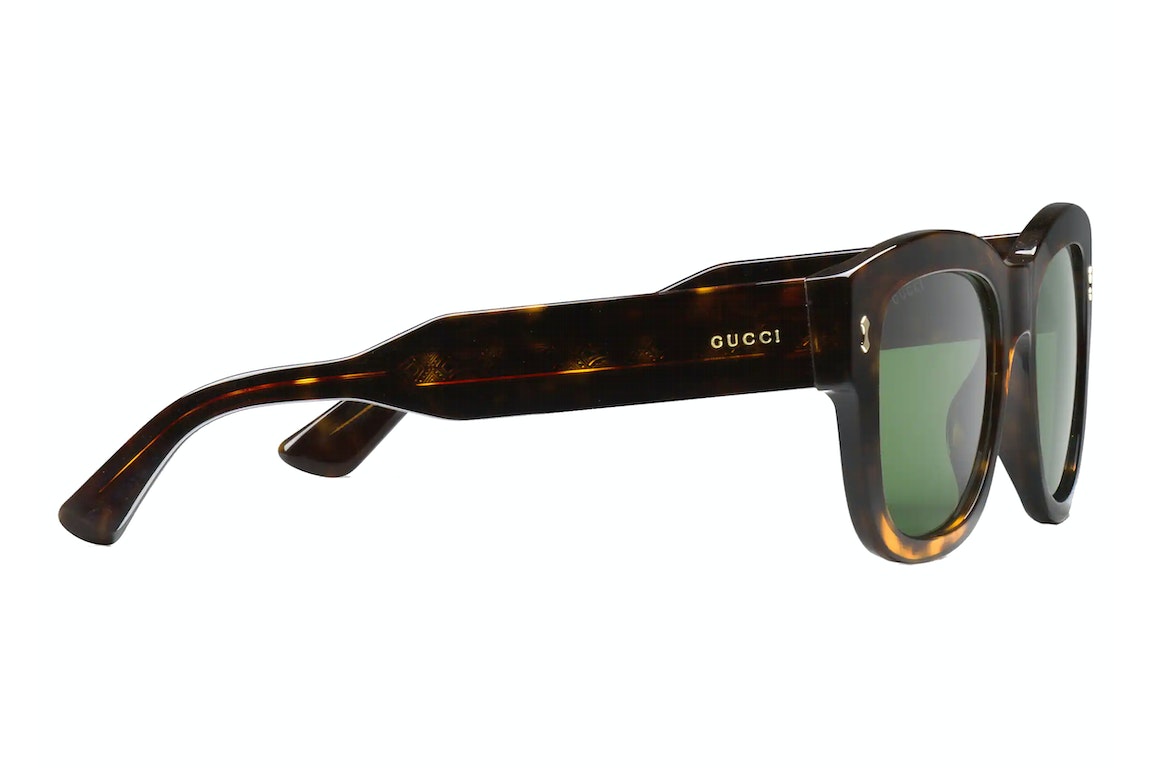 Pre-owned Gucci Rectangular Frame Sunglasses Tortoiseshell