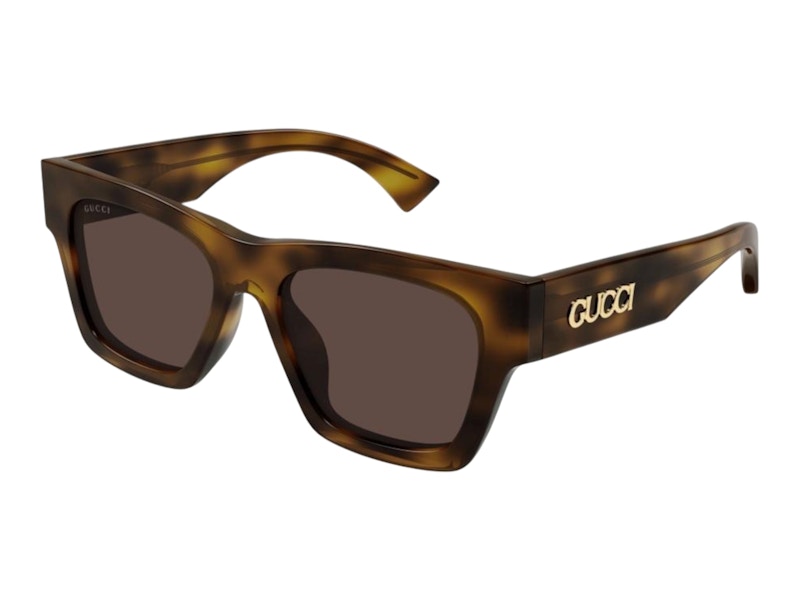 Gucci Rectangular Sunglasses Havana Brown (GG1835SA-002) in