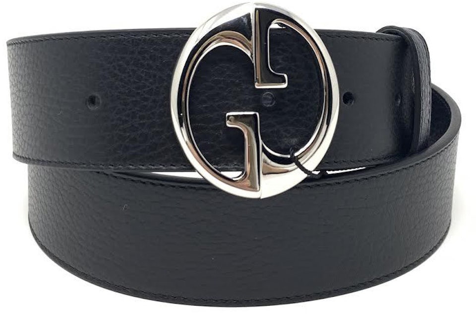 Gucci GG Supreme Monogram Interlocking G Belt in Navy