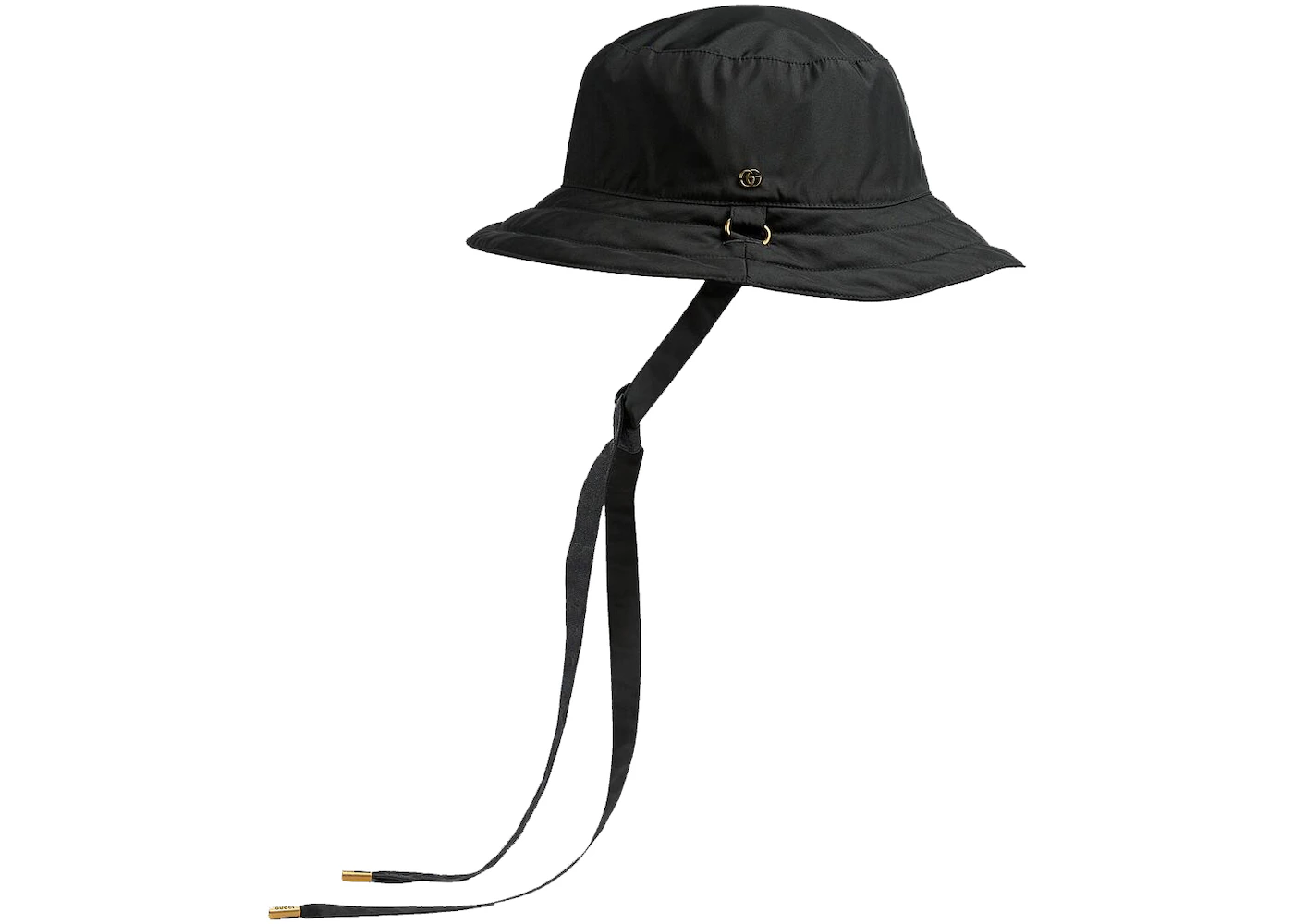 Gucci Reversible Hat in GG Canvas and Nylon Black in Canvas/Nylon with  Silver-tone - US