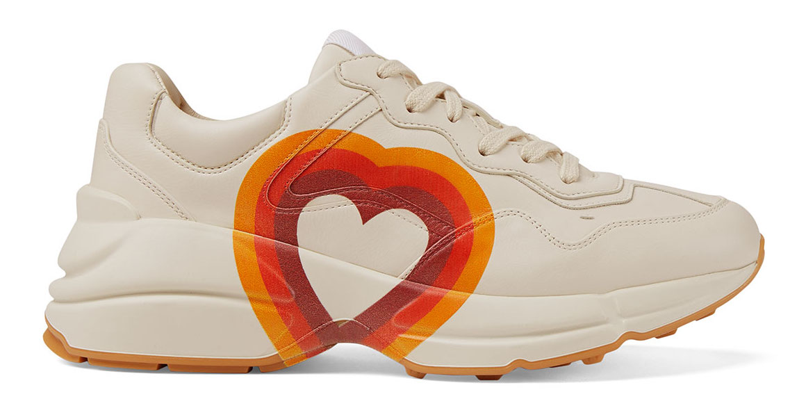 gucci sneaker heart