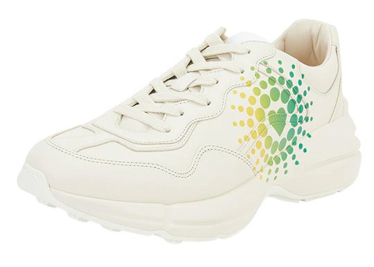 Gucci Rhyton Glitter-Logo Chunky Sneaker Love Parade Off-White (Women's)