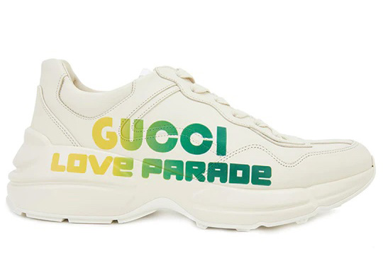 Gucci Rhyton Love Parade Beige Yellow Green