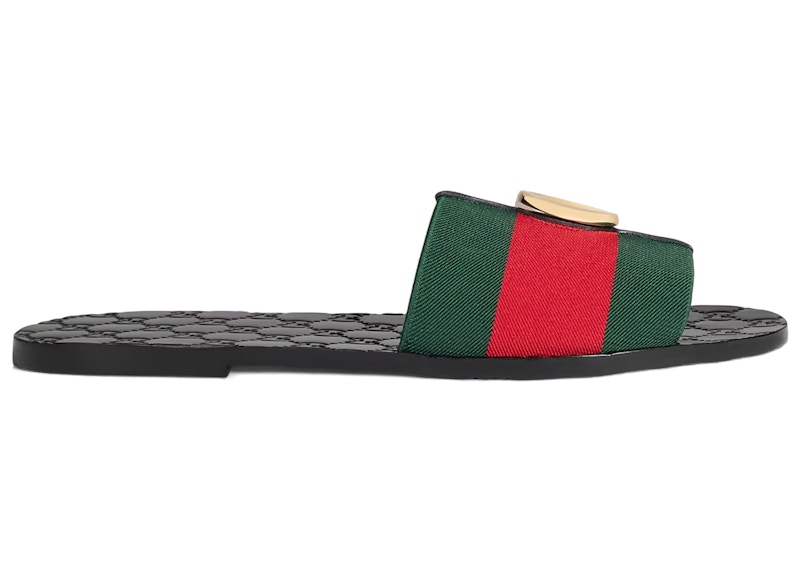 Gucci Riviera Slide Zwart