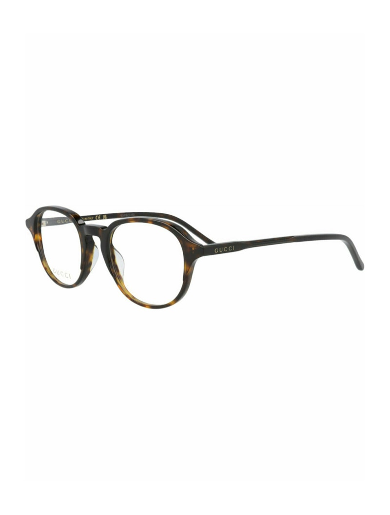 メガネ GUCCI Gucci - GG1214O - 002 havana havana transpa Gucci GG1214O 002 Havana Eyeglasses for Woman – LookerOnline