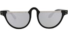 Gucci Round-Frame Acetate Sunglasses Black/Black/Silver (GG1368S-30013999-001)