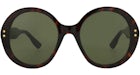 Gucci Round-Frame Acetate Sunglasses Havana/Havana/Green (GG1081S-30012874-003)