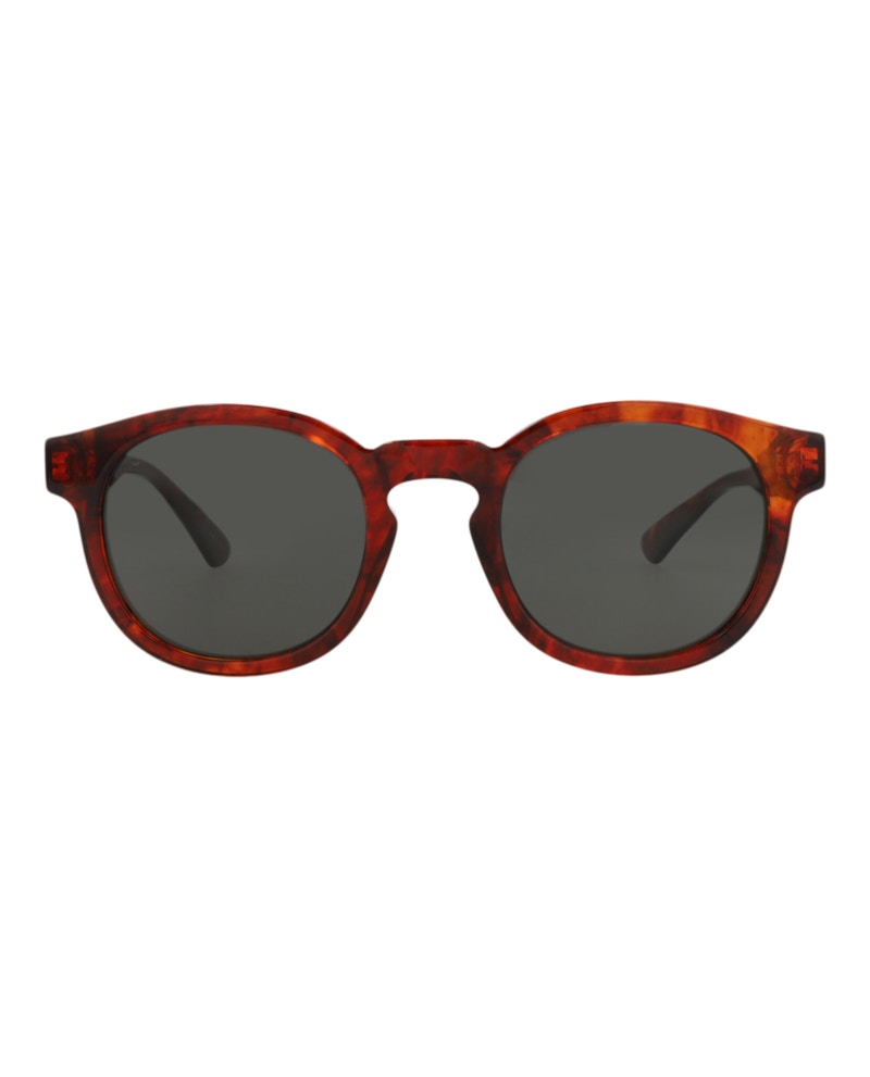 Pre-owned Gucci Men's Roundframe Acetate Sunglasses In Havana Havana Grey (gg0825s/30009492/005)
