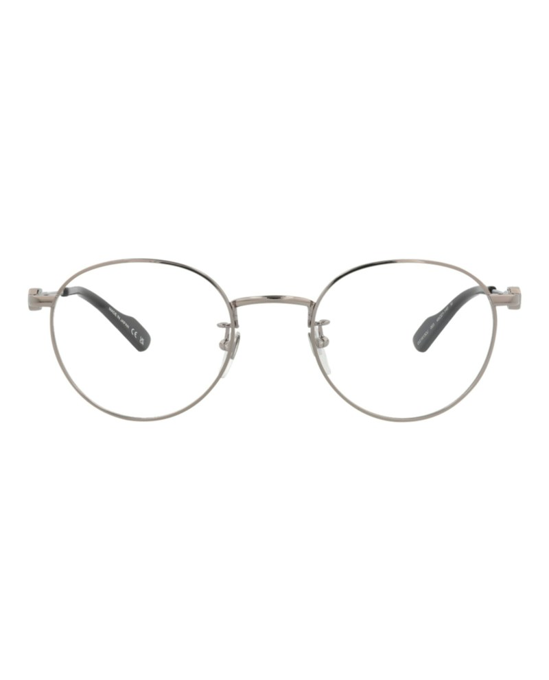 Gucci Round Frame Metal Optical Frames GG1613OJ-30014915-003 Ruthenium Ruthenium Transparent