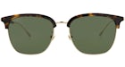 Gucci Round-Frame Recycled Acetate Sunglasses Havana/Gold/Green (GG1275SA-30013860-002)