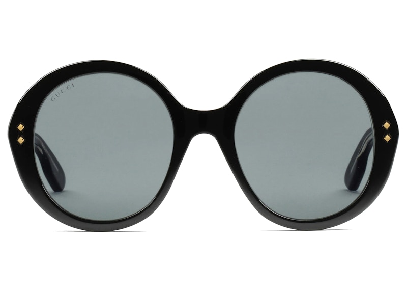 Round shape 2024 sunglasses black