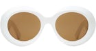 Gucci Round-Frame Sunglasses White (779491 J0740 9223)